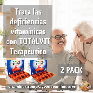 Totalvit terapéutico 2 PACK vitaminas.comprayvendeonline