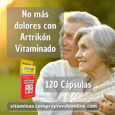 Artrikon 120 Cápsulas vitaminas.comprayvendeonline