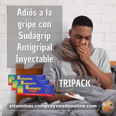 Sudagrip Inyectable TRIPACK vitaminas.comprayvendeonline