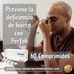 Ferfoli 60 comprimidos vitaminas.comprayvendeonline