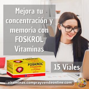FOSKROL VITAMINAS SOLUCION ORAL | 15 Viales Bebibles