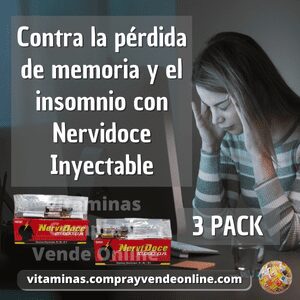 Nervidoce Inyectable Tripack - Energía y Vitalidad