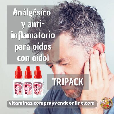 OIDOL Gotas para el Oído Tripack - Cuidado Auditivo Efectivo