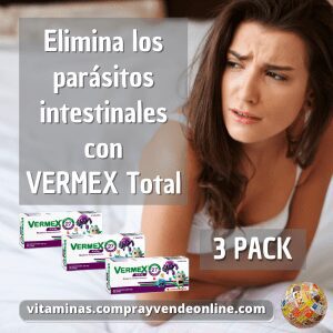VERMEX Total TRIPACK - Antiparasitario de Amplio Espectro (3 Cajas)